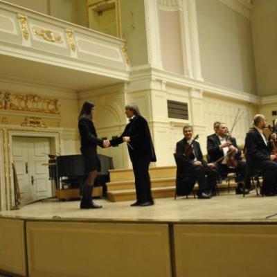 with Agnieszka Duczmal (conductor) and Amadeus Chamber Orchestra of Polish Radio