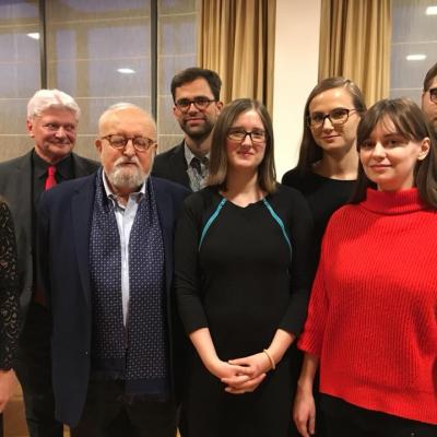 Z Profesorem Krzysztofem Pendereckim